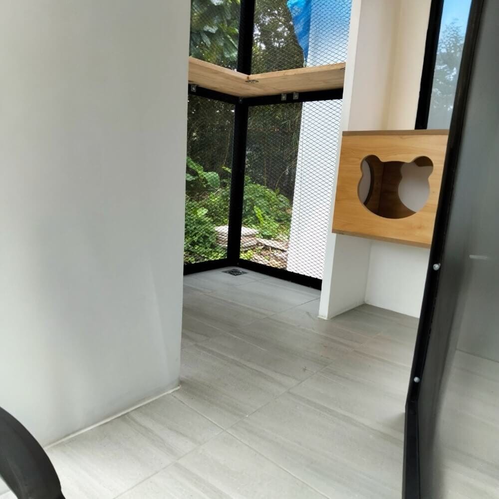 บ้านสัตว์เลี้ยง BIGBOXDESIGN รุ่น บ้านแบ่งโซน-BOXSTEEL04 ขนาด 150X120X200CM. สีเขียว-TERRA VALE พร้อมตะแกรงเหล็กฉีก+มุ้งลวด