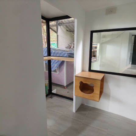 บ้านสัตว์เลี้ยง BIGBOXDESIGN รุ่น บ้านแบ่งโซน-BOXSTEEL04 ขนาด 150X120X200CM. สีเขียว-TERRA VALE พร้อมตะแกรงเหล็กฉีก+มุ้งลวด_10