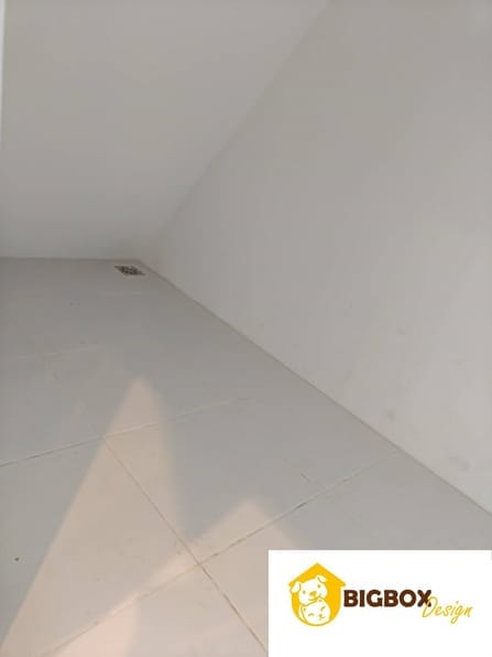 บ้านสัตว์เลี้ยง BIGBOXDESIGN รุ่น GABLE STYLE-BOXG01 ทรงหน้าจั่ว ขนาด 200X120X190 ซม. สีขาว/เหลือง_5