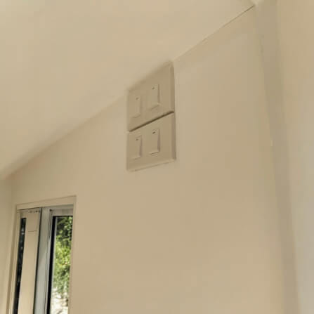 บ้านสัตว์เลี้ยง BIGBOXDESIGN รุ่น บ้านกระจก-B03 ขนาด 120X200X180CM. สีฟ้า-COOL COLLECTED รองรับการติดแอร์_7