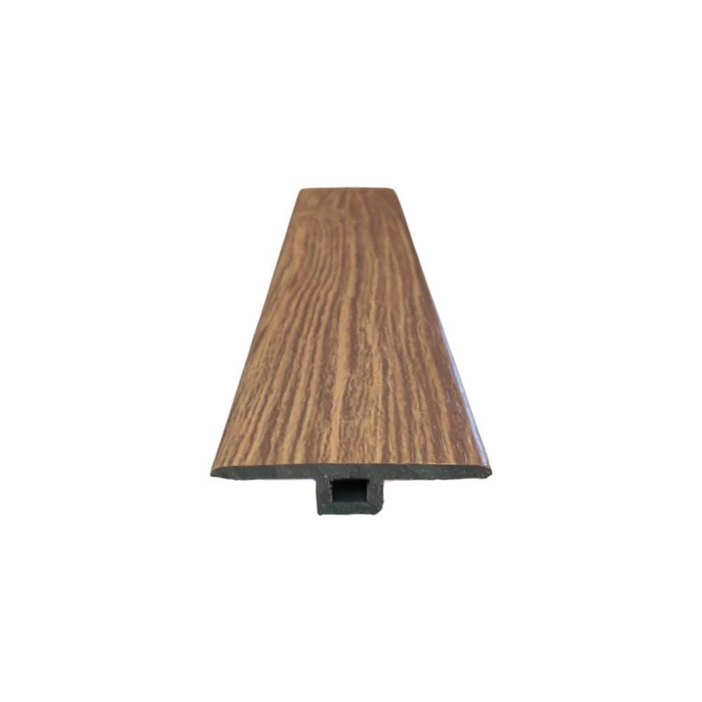 ตัวจบระดับเดียวกัน (T-JOINT) PVC I.D.DECORATION รุ่น 025 ขนาด 6 X 25 X 2400 มม. สีน้ำตาล