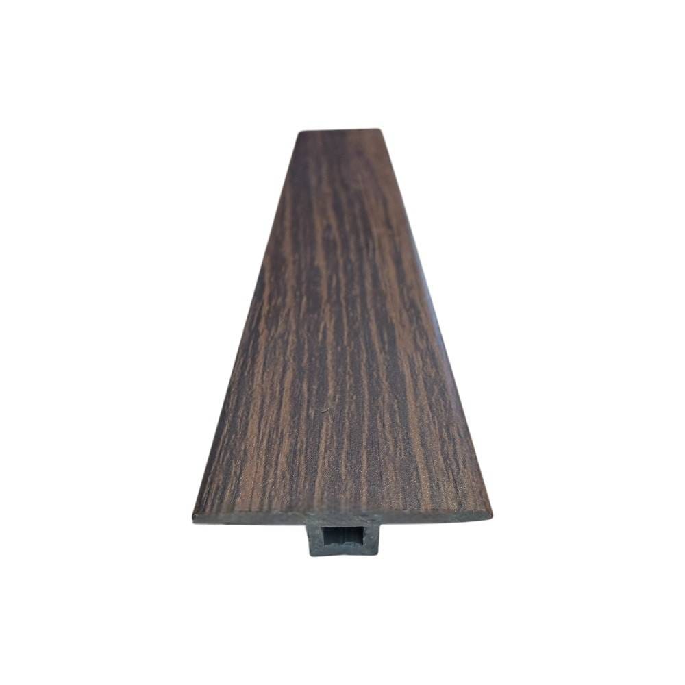 ตัวจบระดับเดียวกัน (T-JOINT) PVC I.D.DECORATION รุ่น 028 ขนาด 6 X 25 X 2400 มม. สีน้ำตาล