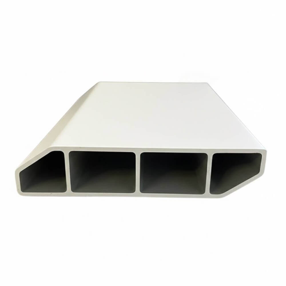 บัวพื้น PVC I.D.DECORATION รุ่น ขาวเรียบ ขนาด 7.5 X 1.5 X 300 ซม. สีขาวเรียบ หนา 3 นิ้ว_2
