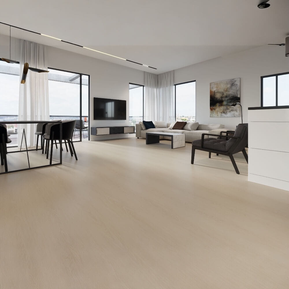 แผ่นพื้น SPC VISION FLOORING ขนาด 180 X 1220 X 4 มม. หนา 4 มม. รุ่น VN-458