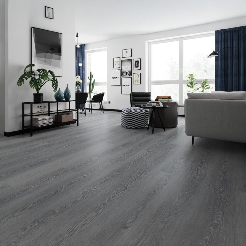 แผ่นพื้น SPC VISION FLOORING ขนาด 180 X 1220 X 5 มม. หนา 5 มม. รุ่น VN-591