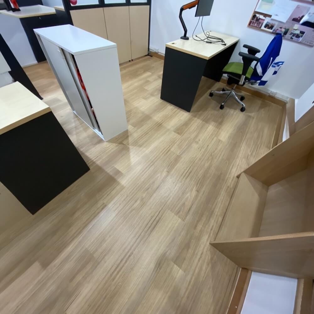 แผ่นพื้น SPC VISION FLOORING ขนาด 180 X 1220 X 5 มม. หนา 5 มม. รุ่น VN-595