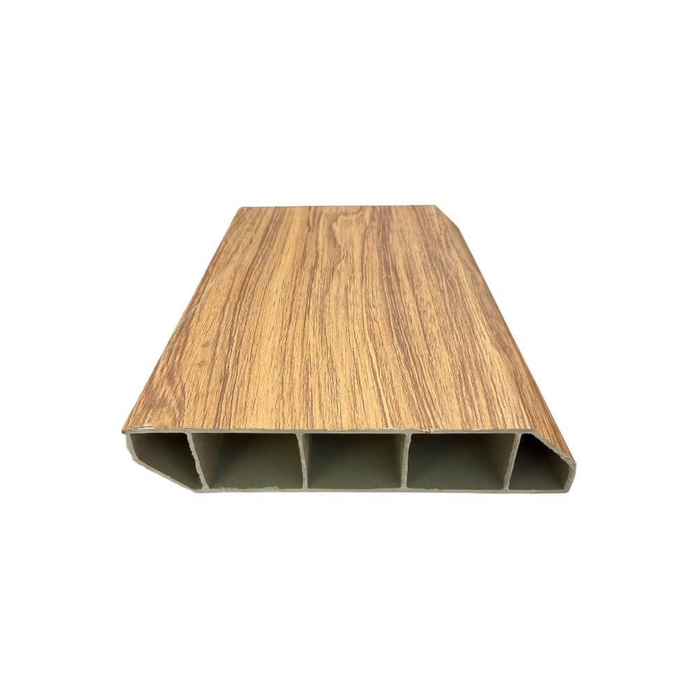 บัวพื้น PVC I.D.DECORATION รุ่น 025 ขนาด 10 X 2 X 300 ซม. สีน้ำตาล หนา 4 นิ้ว_2