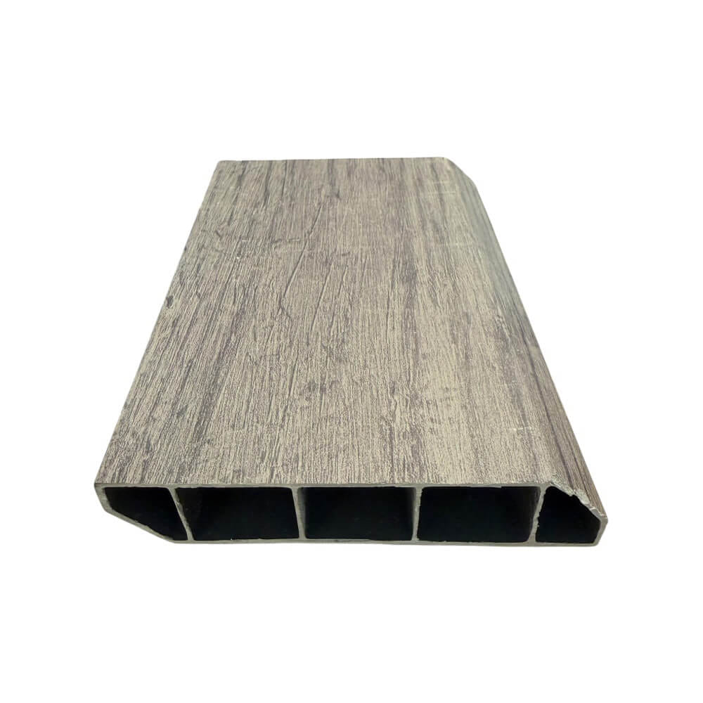 บัวพื้น PVC I.D.DECORATION รุ่น 306 ขนาด 10 X 2 X 300 ซม. สีเทาเข้ม หนา 4 นิ้ว_2