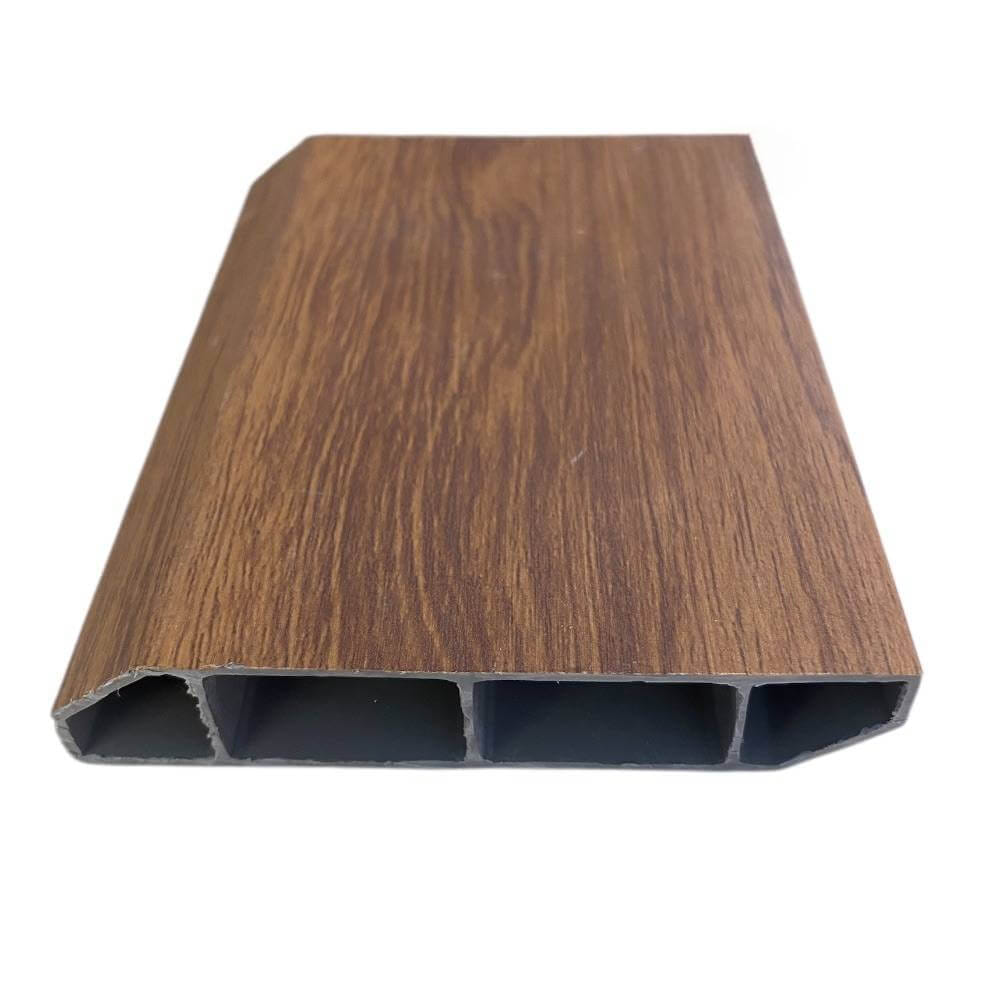 บัวพื้น PVC I.D.DECORATION รุ่น 028 ขนาด 7.5 X 1.5 X 300 ซม. สีน้ำตาล หนา 3 นิ้ว_3