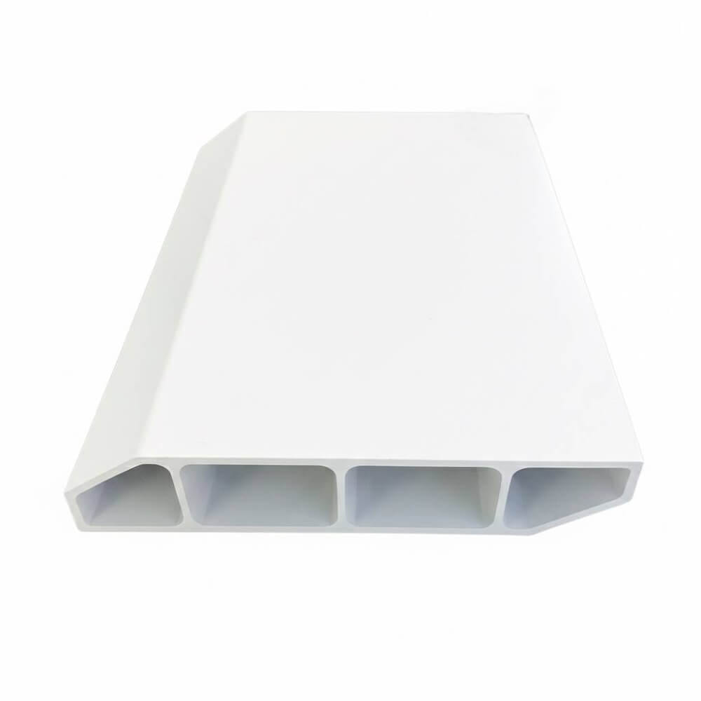 บัวพื้น PVC I.D.DECORATION รุ่น ขาวเรียบ ขนาด 7.5 X 1.5 X 300 ซม. สีขาวเรียบ หนา 3 นิ้ว_3