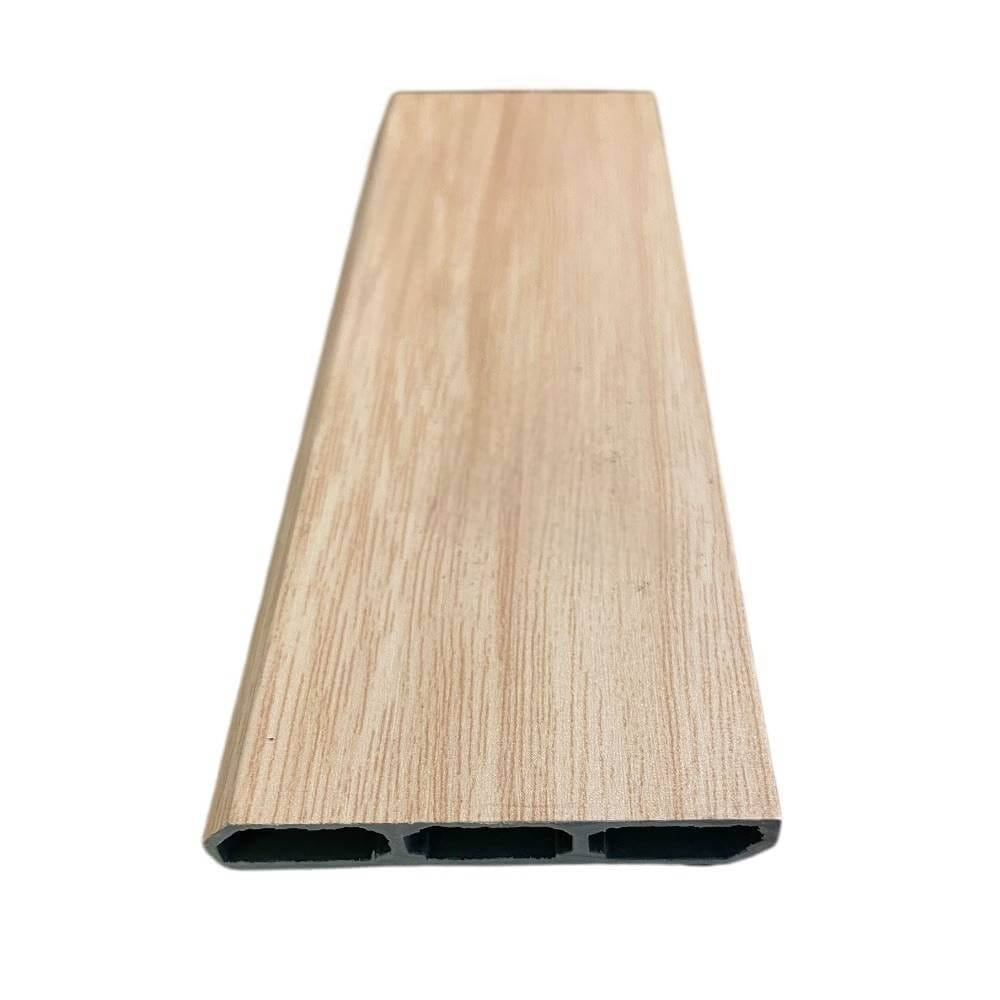บัวพื้น PVC I.D.DECORATION รุ่น 039 ขนาด 5 X 0.8 X 300 ซม. สีเมเปิ้ล หนา 2 นิ้ว_3