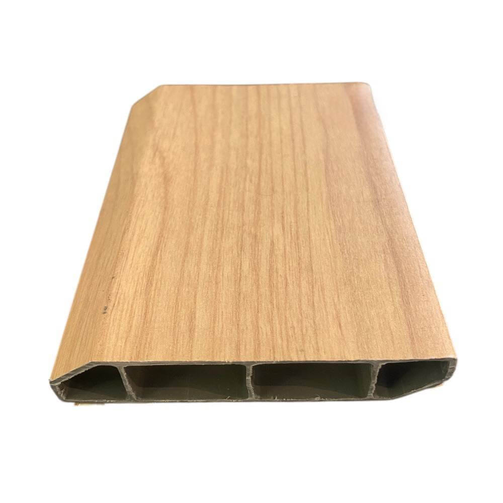 บัวพื้น PVC I.D.DECORATION รุ่น 048 ขนาด 7.5 X 1.5 X 300 ซม. สีครีม หนา 3 นิ้ว_3