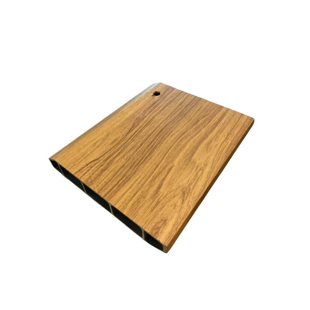 บัวพื้น PVC I.D.DECORATION รุ่นบาง 025 ขนาด 9.5 X 1.5 X 300 ซม. สีน้ำตาล หนา 4 นิ้ว_3