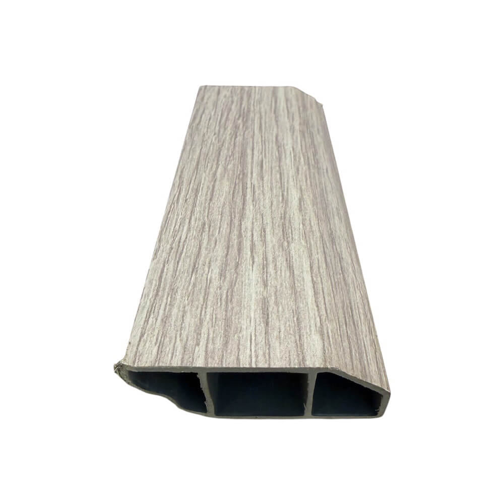 บัวพื้น PVC I.D.DECORATION รุ่น 9F66 ขนาด 5 X 1.5 X 300 ซม. สีเทา หนา 2 นิ้ว