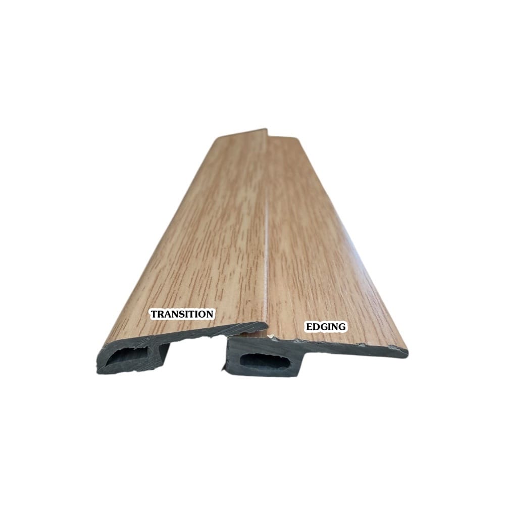 ตัวจบปิดขอบ (EDGING) PVC I.D.DECORATION รุ่น 039 ขนาด 6 X 25 X 2400 มม. สีครีม