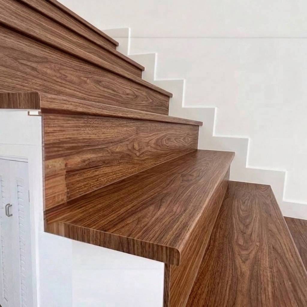 บันไดลูกตั้ง (STAIR RISER) I.D.DECORATION รุ่น ID.8022 ขนาด 14 X 200 X 1200 มม. สีน้ำตาล