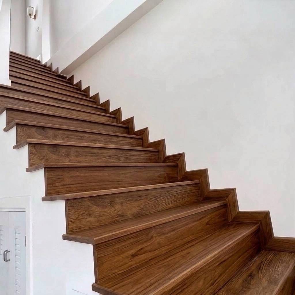 บันไดลูกตั้ง (STAIR RISER) I.D.DECORATION รุ่น ID.8022 ขนาด 14 X 200 X 1200 มม. สีน้ำตาล