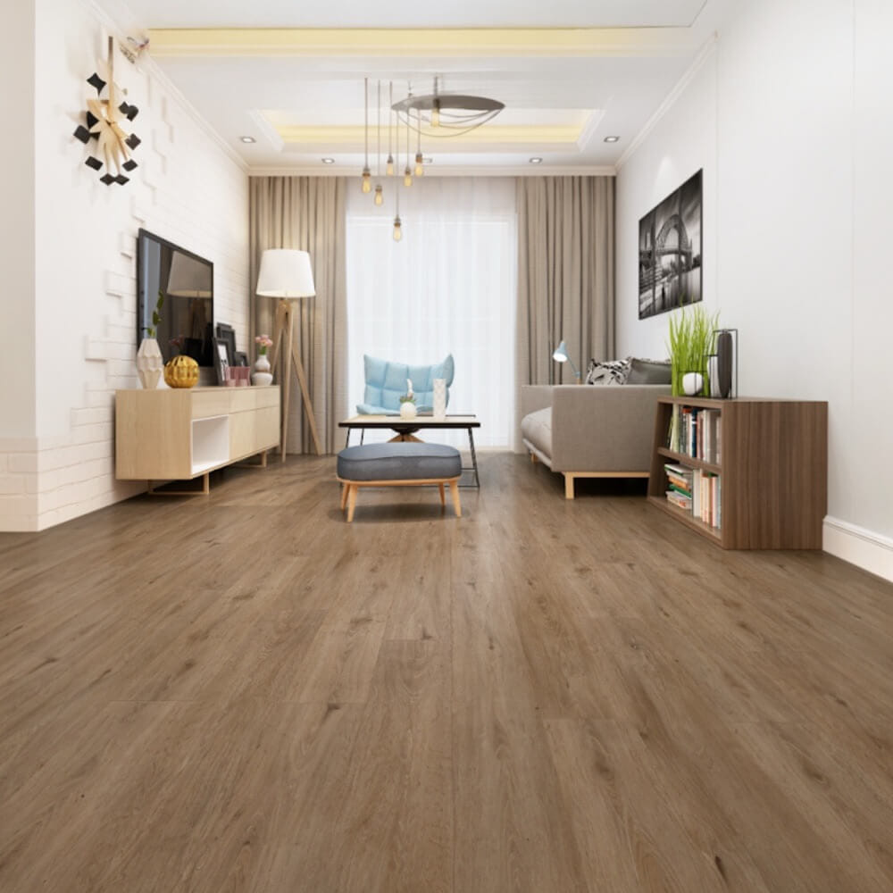 แผ่นพื้น SPC VISION FLOORING ขนาด 180 X 1220 X 5 มม. หนา 5 มม. รุ่น VN-597