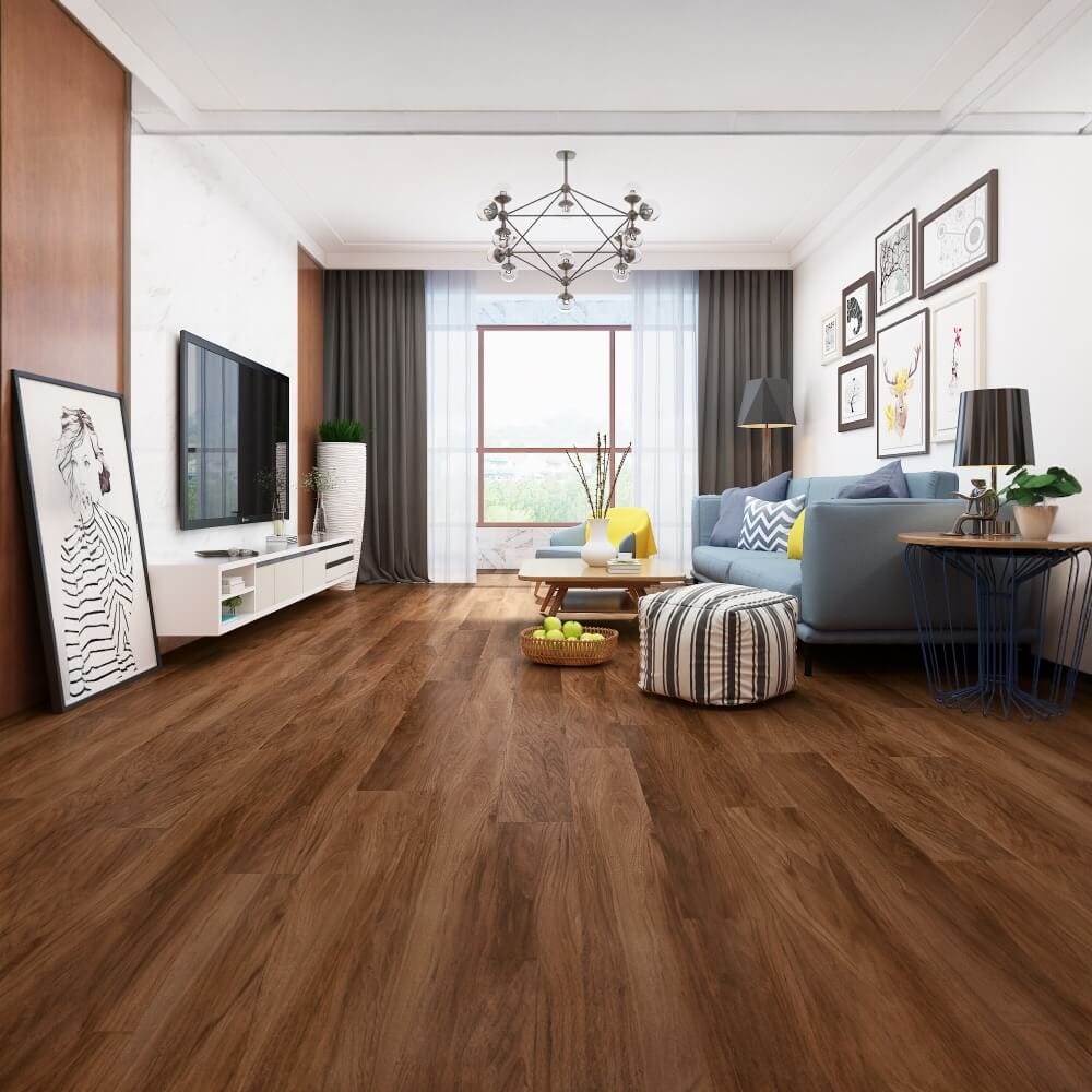 แผ่นพื้น SPC VISION FLOORING ขนาด 180 X 1220 X 5 มม. หนา 5 มม. รุ่น VN-598