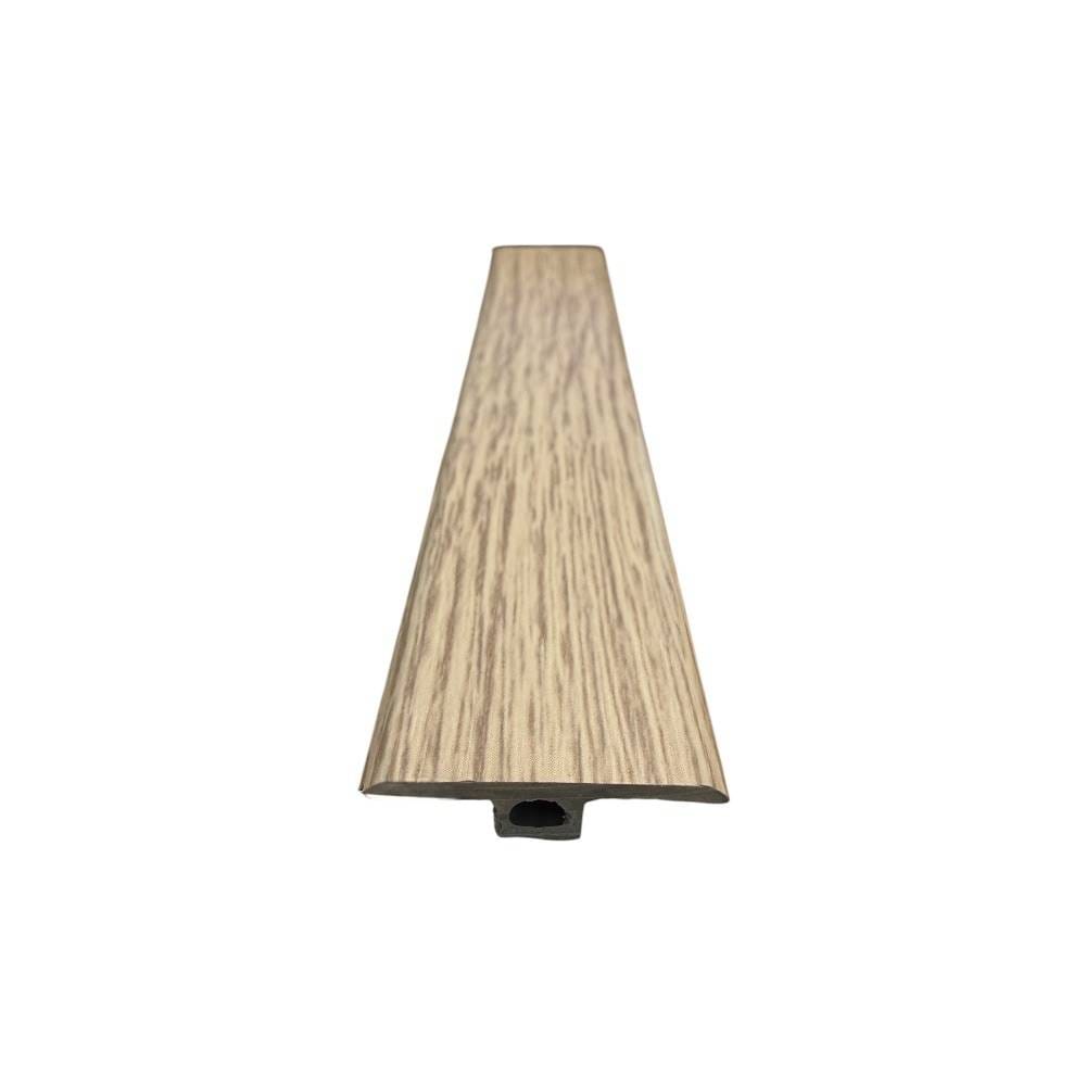 ตัวจบระดับเดียวกัน (T-JOINT) PVC I.D.DECORATION รุ่น 304 ขนาด 6 X 25 X 2400 มม. สีเทา_0
