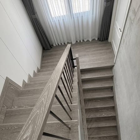 ราวจับบันได (STAIR HANDRAIL) I.D.DECORATION รุ่น ID.8006 ขนาด 25 X 70 X 2000 มม. สีเทา_3