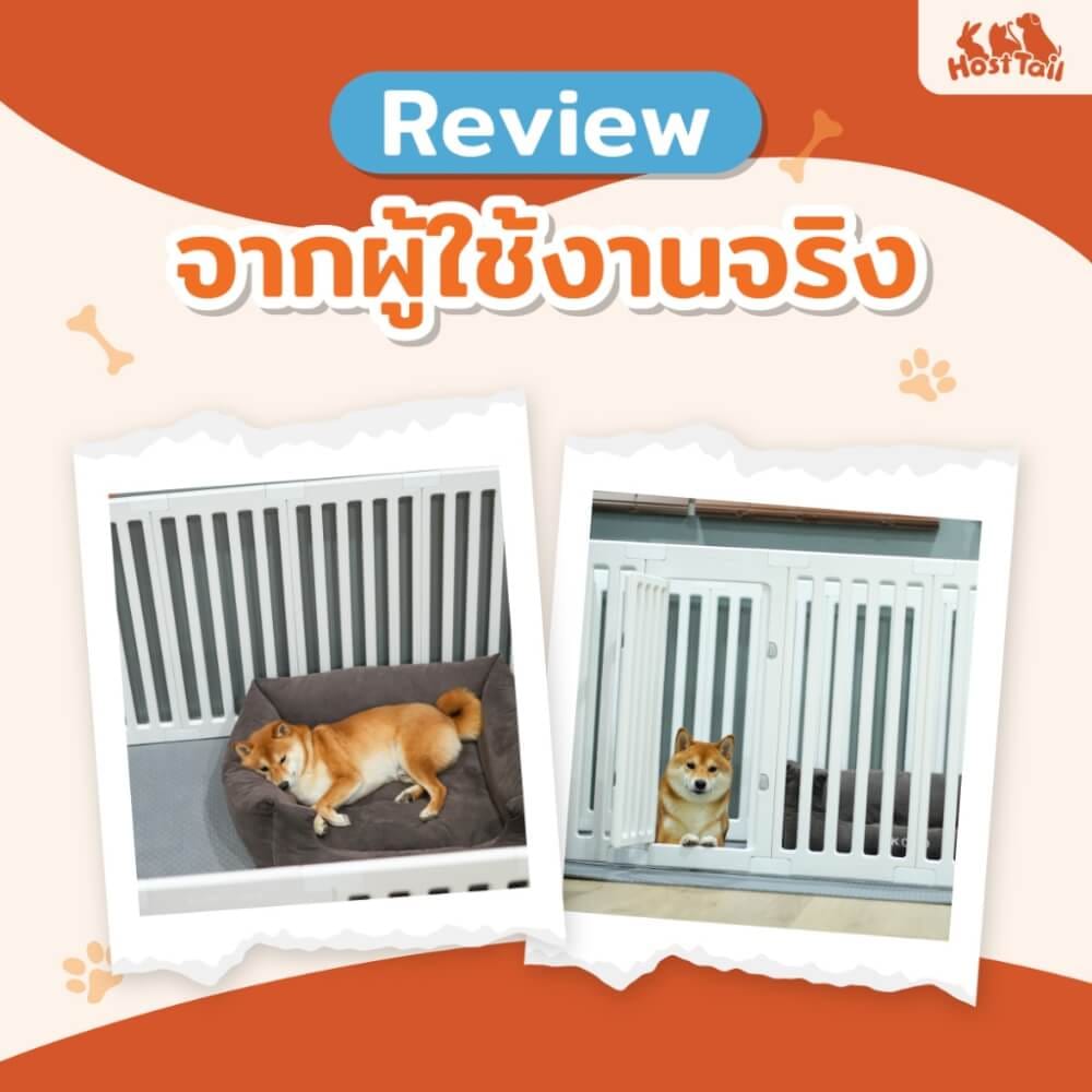 คอกกั้นสุนัข อะคริลิค HOSTTAIL รุ่น EXTRA SAFE สูง 75 ซม.SIZE M เหมาะสำหรับสัตว์พันธุ์ใหญ่_2