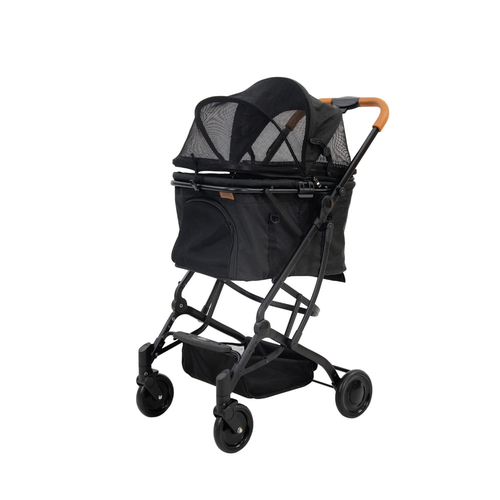 รถเข็นสัตว์เลี้ยง HOSTTAIL 2-IN-1 PET สีดำ