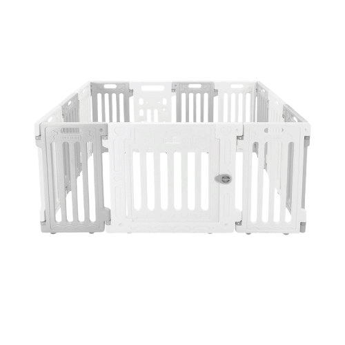 คอกกั้นสุนัข HOSTTAIL รุ่น PET HOME ไซต์ XL สี เทา-ขาว_0