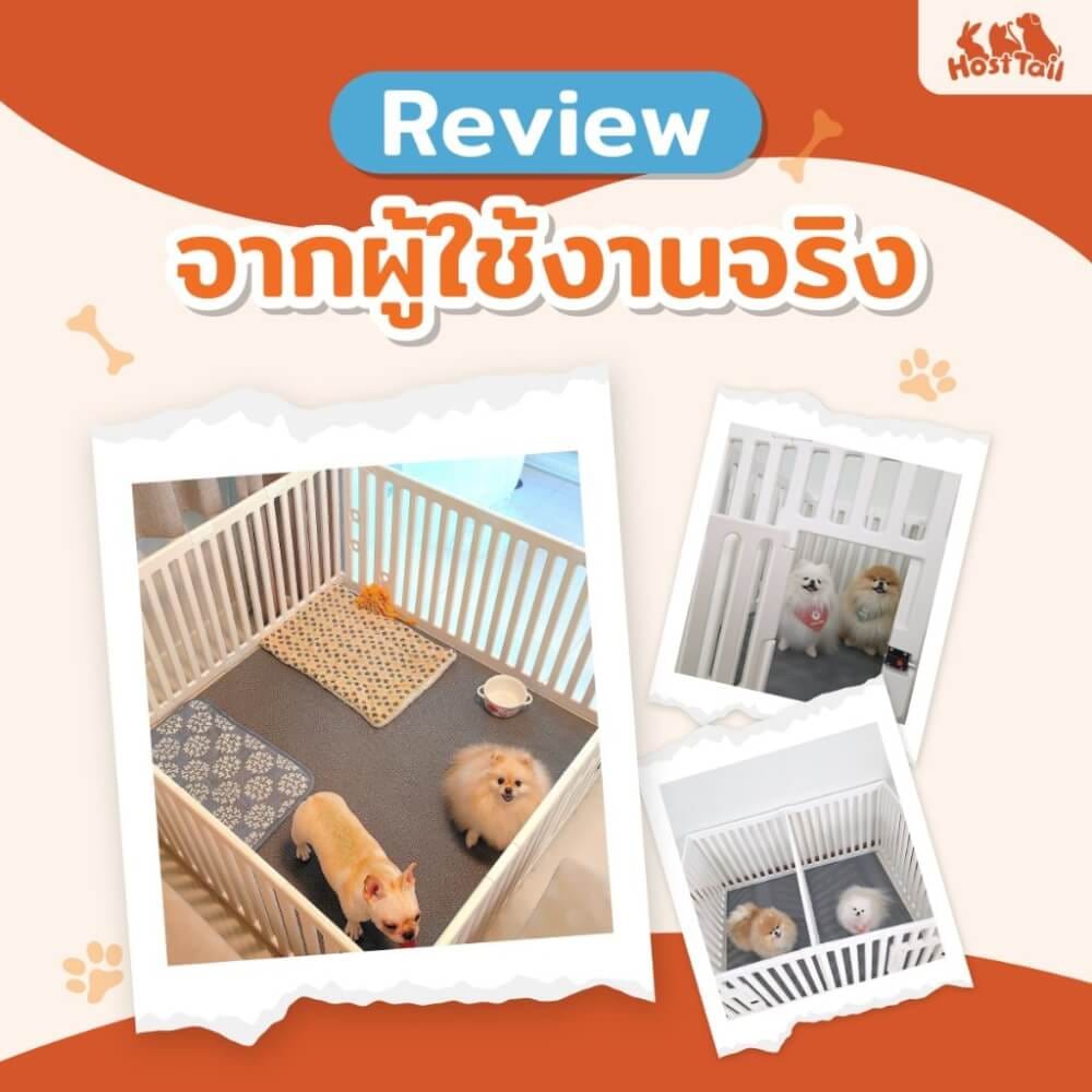 คอกกั้นสุนัข HOSTTAIL รุ่น SUPER SAFE ไซต์ M สีขาว (เหมาะสำหรับสัตว์พันธุ์เล็ก)_2