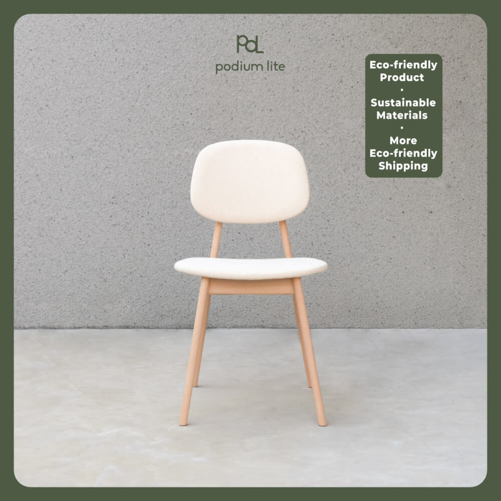 เก้าอี้ทานข้าวไม้บีช PODIUM LITE รุ่น PLUS BUNNY CHAIR สี PURE NATURAL (ถอดประกอบได้)_1