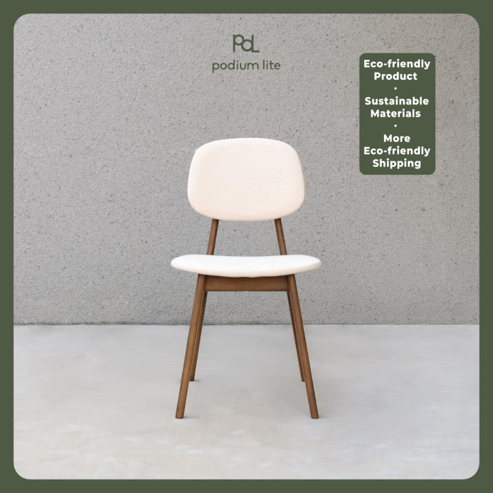 เก้าอี้ทานข้าวไม้บีช PODIUM LITE รุ่น PLUS BUNNY CHAIR สี WALNUT BROWN (ถอดประกอบได้)_1