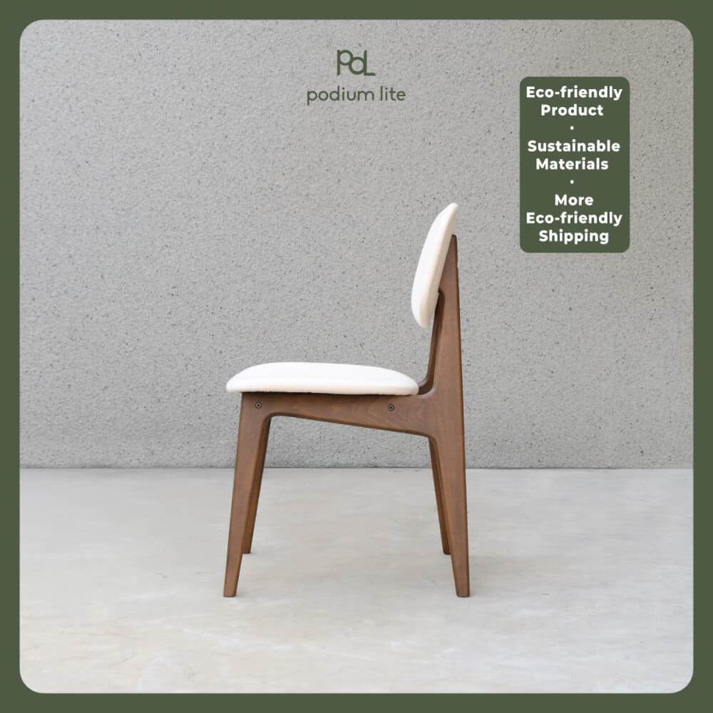 เก้าอี้ทานข้าวไม้บีช PODIUM LITE รุ่น PLUS BUNNY CHAIR สี WALNUT BROWN (ถอดประกอบได้)_3