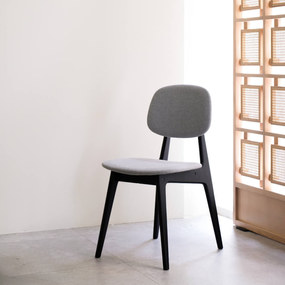 เก้าอี้ทานข้าวไม้บีช PODIUM LITE รุ่น PLUS BUNNY CHAIR สี BLACK (ถอดประกอบได้)_5