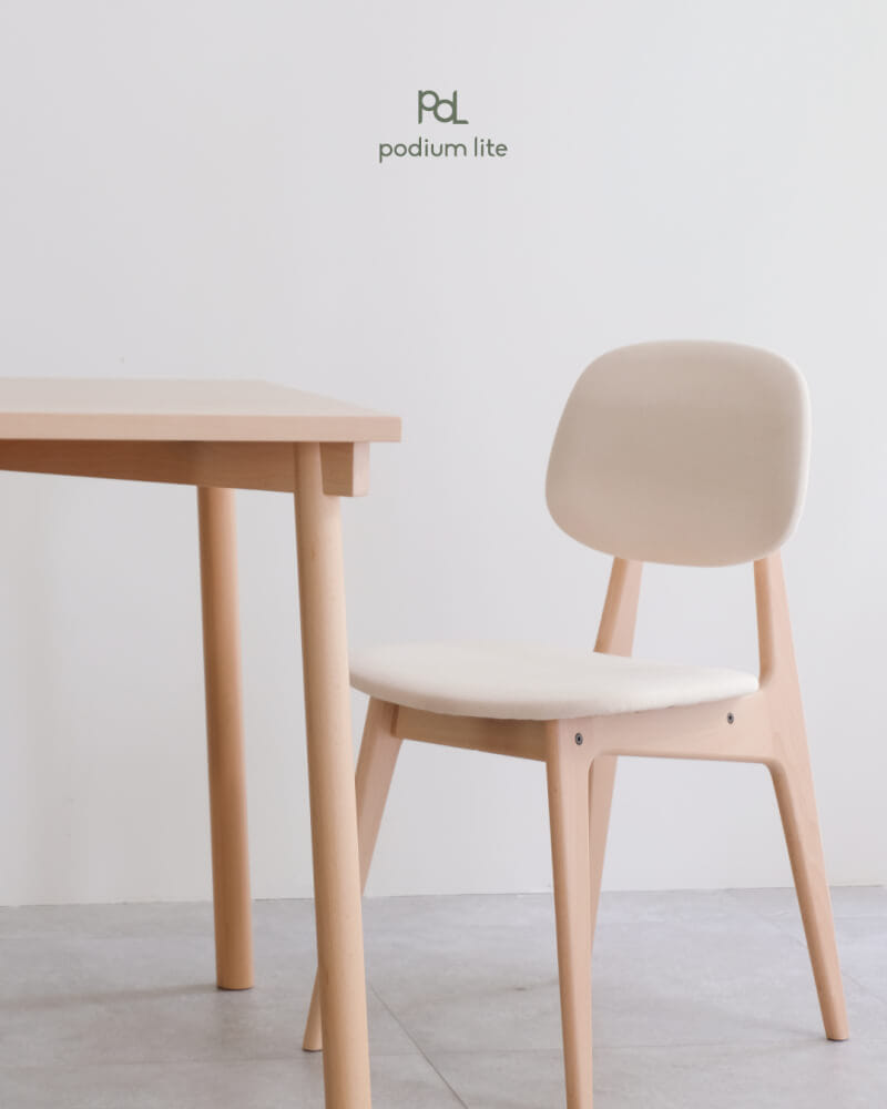 เก้าอี้ทานข้าวไม้บีช PODIUM LITE รุ่น PLUS BUNNY CHAIR สี PURE NATURAL (ถอดประกอบได้)_6