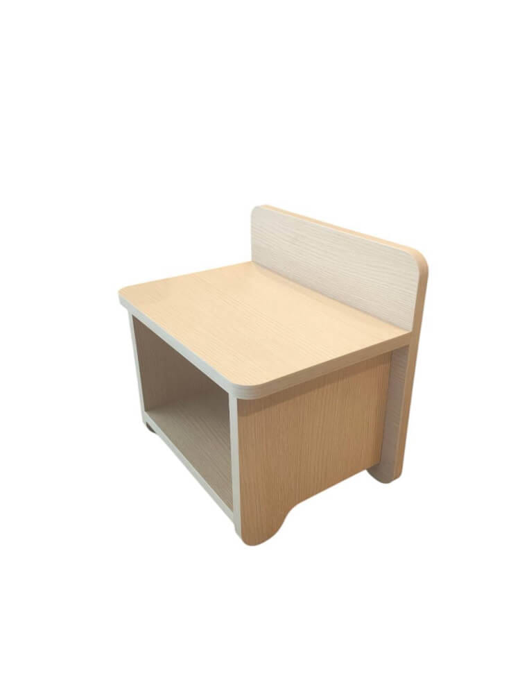 ชุดโต๊ะอเนกประสงค์สำหรับเด็ก 4 ที่นั่ง BEABLE LITTLESPACE 100 ซม. WHITE MAPLE
