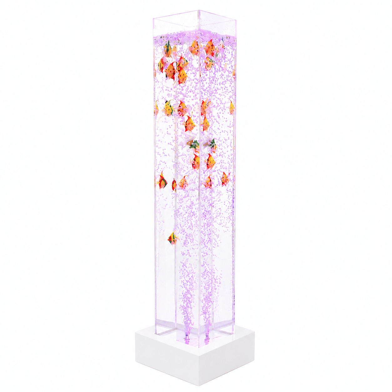 เสาม่านน้ำอะครีลิค BUBBLE STELLA รุ่น A-12 ม่านน้ำฟองอากาศ,สีขาว_0
