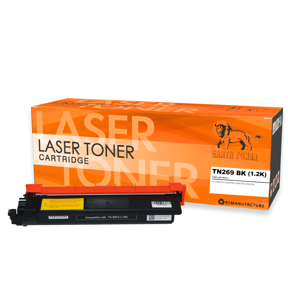 หมึกพิมพ์เลเซอร์ EARTH TONER รุ่น TN269BK สีดำ_0