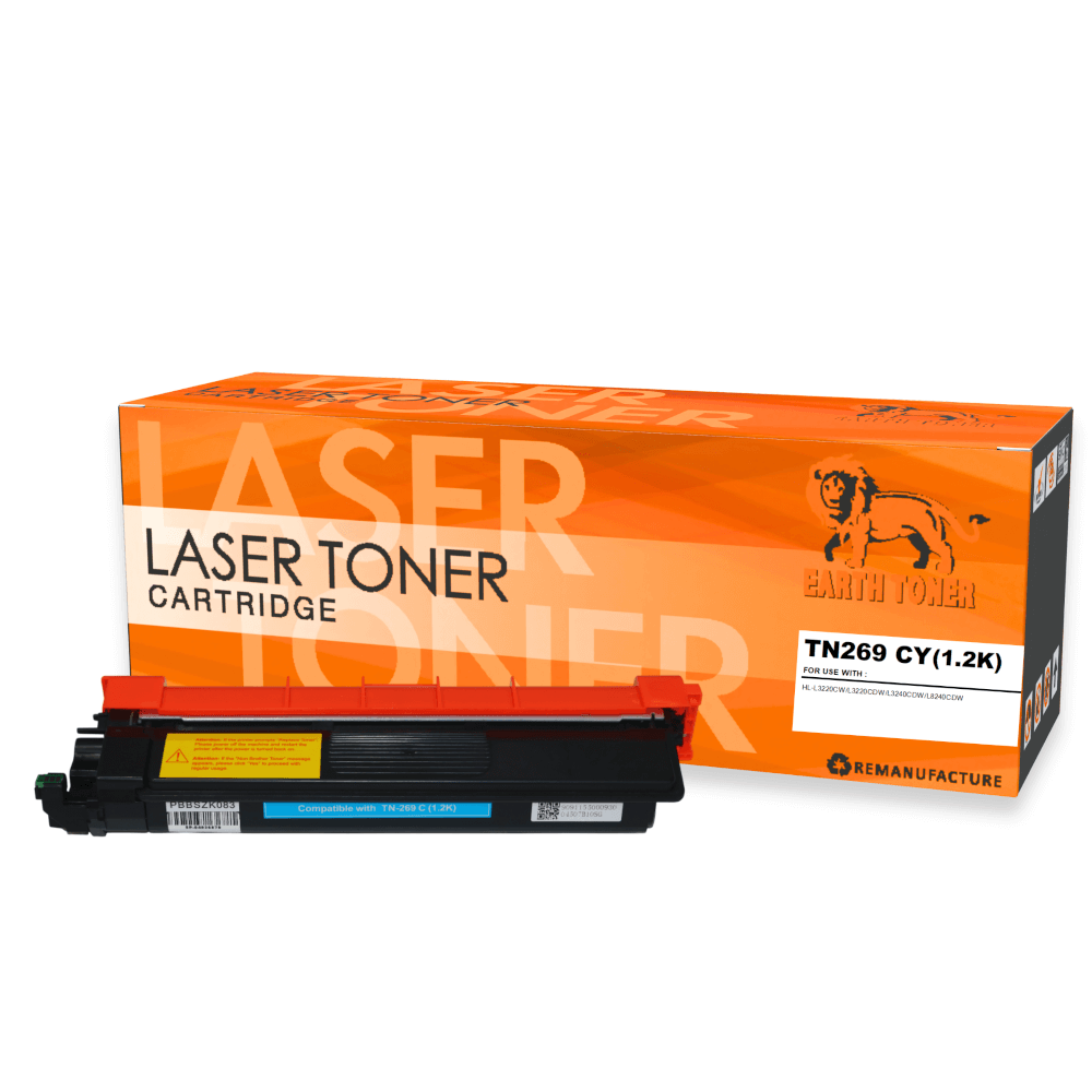 หมึกพิมพ์เลเซอร์ EARTH TONER รุ่น TN269C สีฟ้า