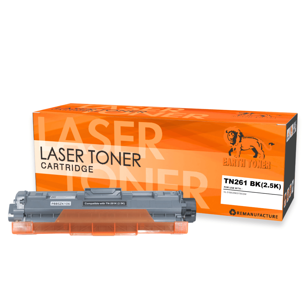 หมึกพิมพ์เลเซอร์ EARTH TONER รุ่น TN-261BK สีดำ_0