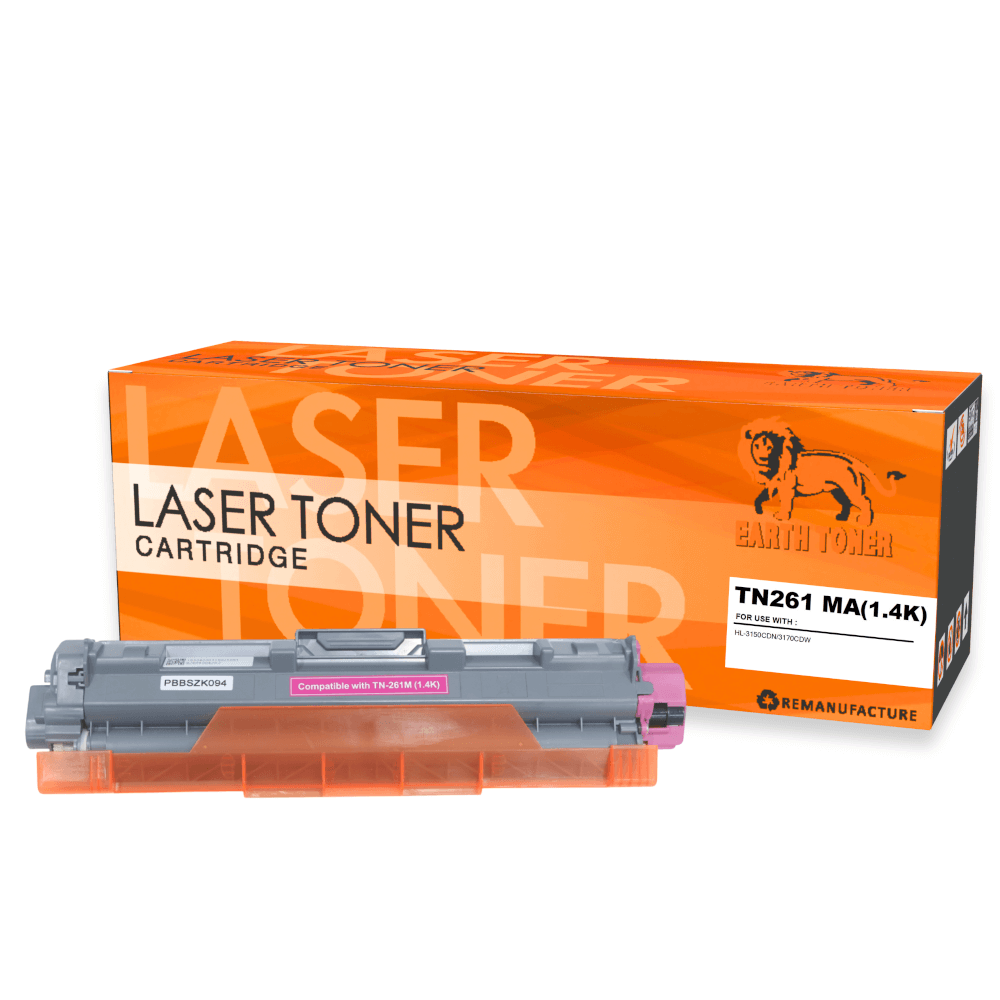 หมึกพิมพ์เลเซอร์ EARTH TONER รุ่น TN-261M สีแดง