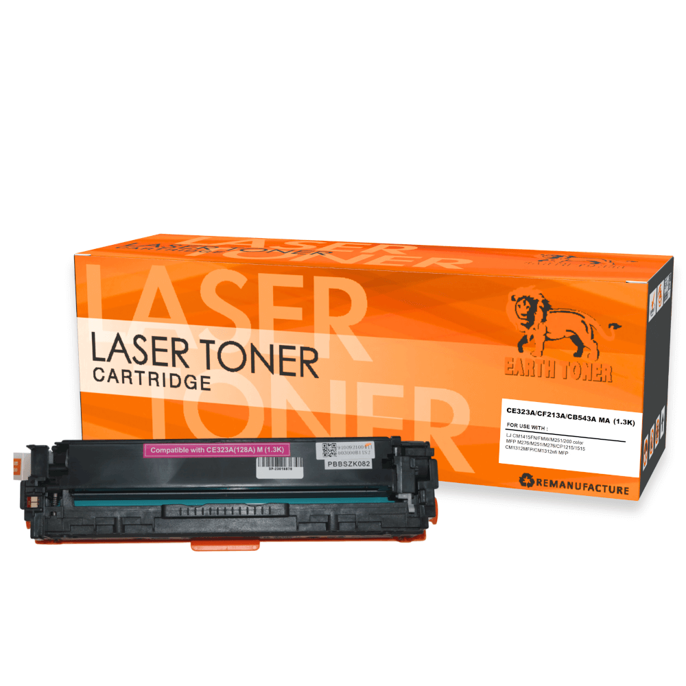 หมึกพิมพ์เลเซอร์ EARTH TONER รุ่น CE323A (128A) สีแดง