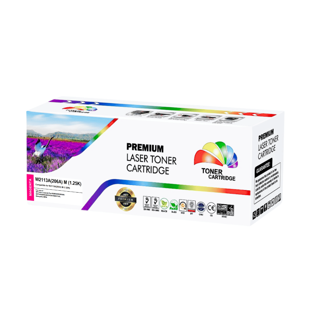 หมึกพิมพ์ COLOR BOX รุ่น W2113A MG (206A) แดง