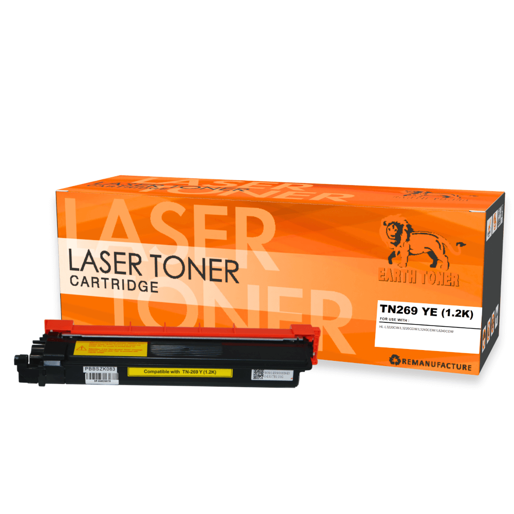 หมึกพิมพ์เลเซอร์ EARTH TONER รุ่น TN269Y สีเหลือง_1