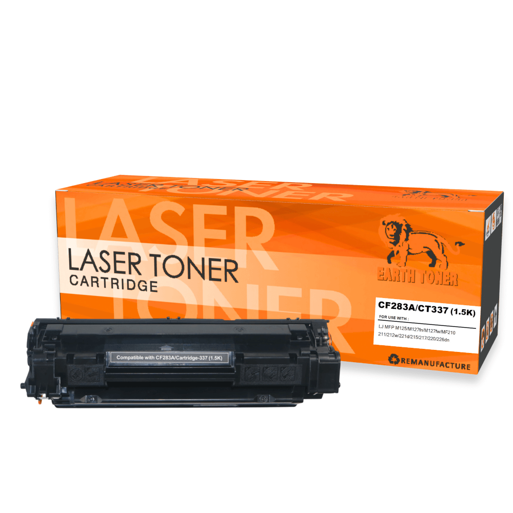 หมึกพิมพ์เลเซอร์ EARTH TONER รุ่น CF283A/CARTRIDGE-337 _1