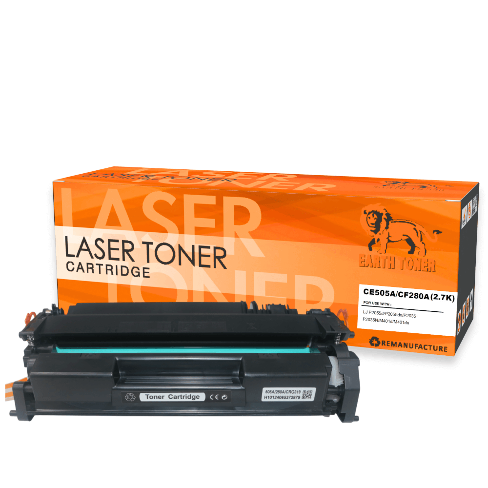 หมึกพิมพ์เลเซอร์ EARTH TONER รุ่น CE505A/CF280A/CRT-320 _1