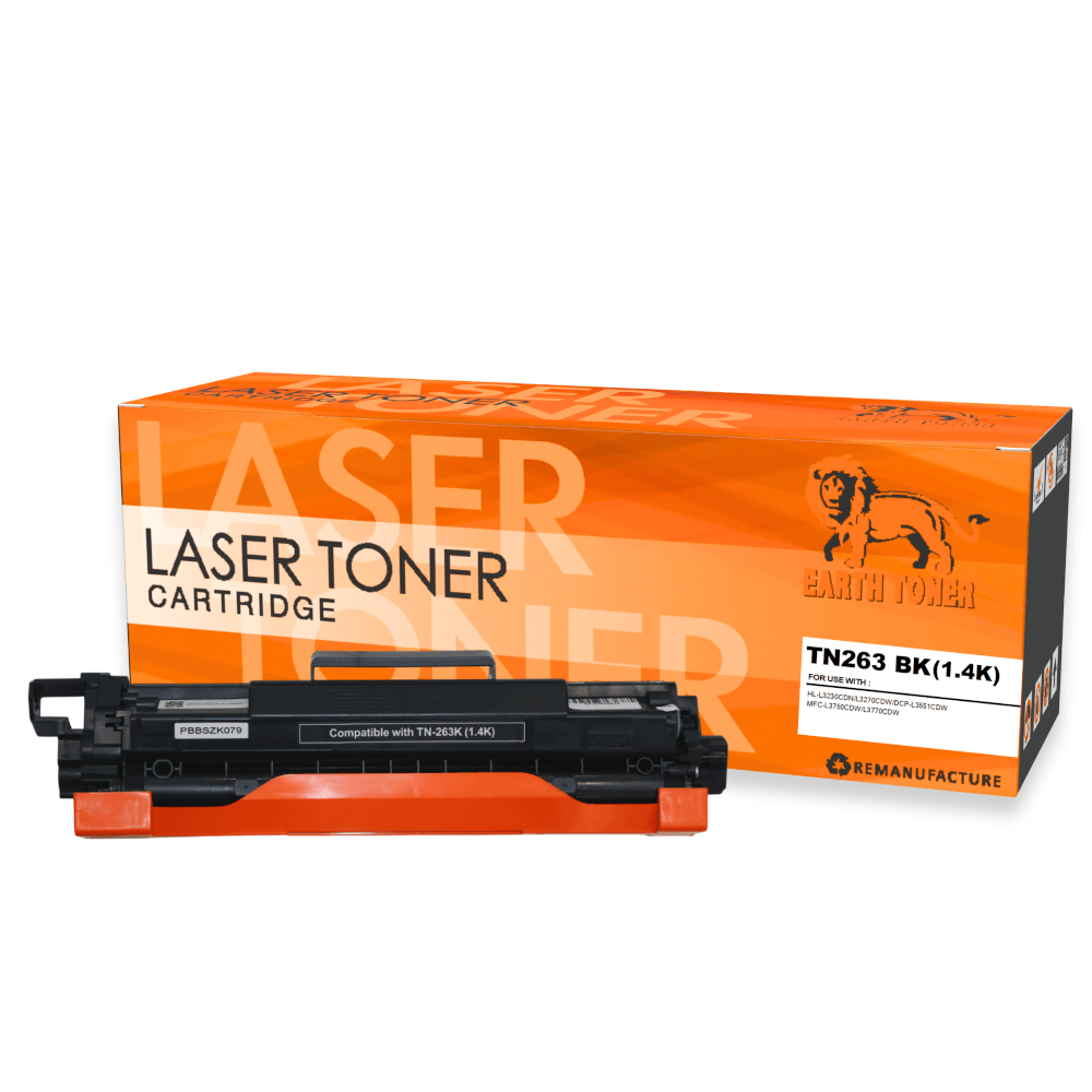 หมึกพิมพ์เลเซอร์ EARTH TONER รุ่น TN263BK สีดำ_1