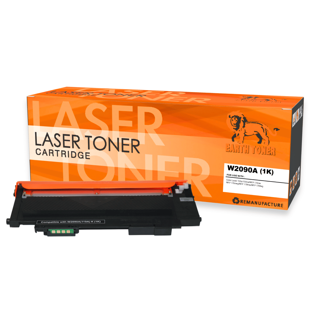 หมึกพิมพ์เลเซอร์ EARTH TONER รุ่น W2090A (119A) สีดำ