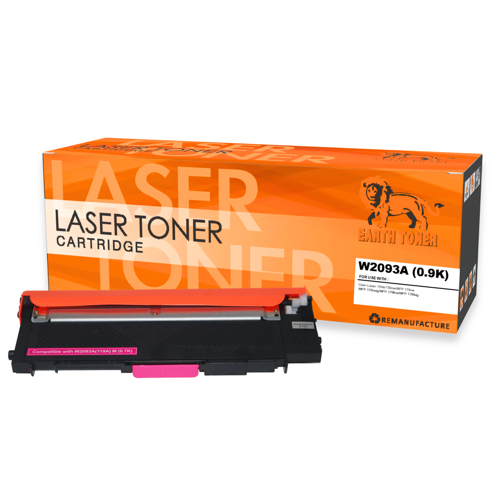 หมึกพิมพ์เลเซอร์ EARTH TONER รุ่น W2093A (119A) สีแดง