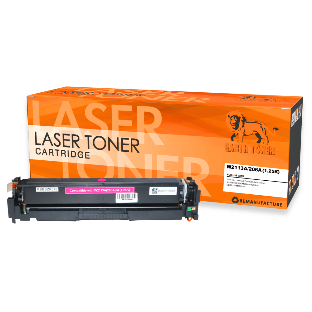 หมึกพิมพ์เลเซอร์ EARTH TONER รุ่น W2112A (206A) สีเหลือง