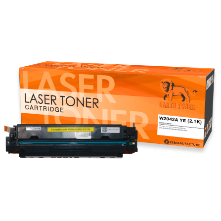หมึกพิมพ์เลเซอร์ EARTH TONER รุ่น W2042A (416A) สีเหลือง